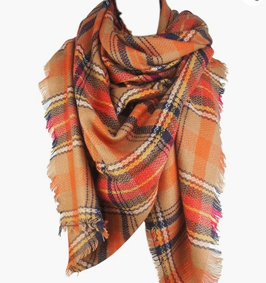 Large scarf shawl - Picture 3 of 7